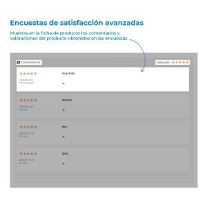 Módulo Encuestas de satisfacción avanzadas