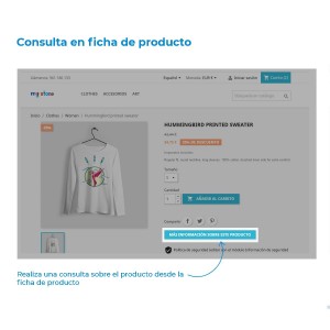 Módulo Consulta en Ficha de Producto