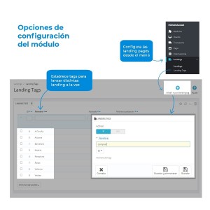 Módulo de Landing Pages