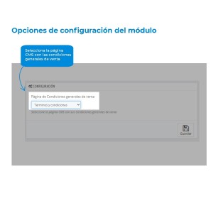 Module Conditions Générales de Vente et Contrat