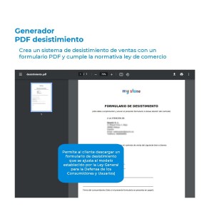 Módulo generador de PDF de desistimiento