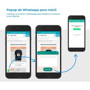 Módulo Popup de Whatsapp para móvil