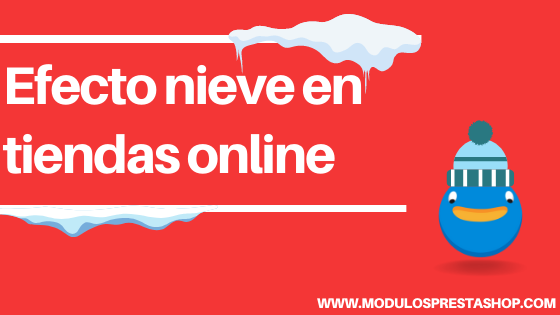 Efecto nieve en nuestra tienda online