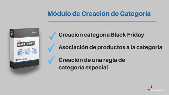 Módulo de Creación de Categoría Black Friday